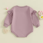 Lioraitiin 0-18M Daddys Girls Newborn Baby Ruffle Long Sleeve