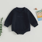 Lioraitiin 0-18M Infant Baby Boys Sweatshirt Bodysuit Long Sleeve
