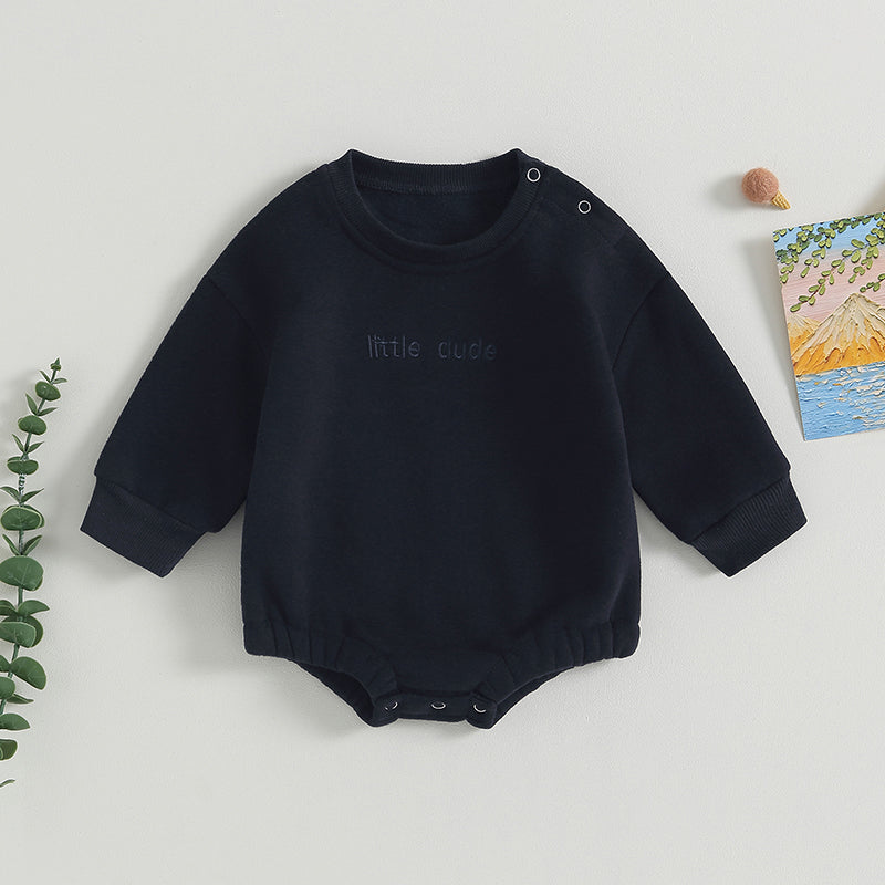 Lioraitiin 0-18M Infant Baby Boys Sweatshirt Bodysuit Long Sleeve