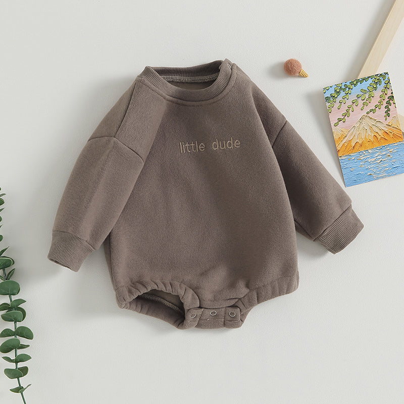 Lioraitiin 0-18M Infant Baby Boys Sweatshirt Bodysuit Long Sleeve
